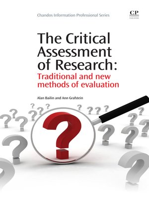 cover image of The Critical Assessment of Research